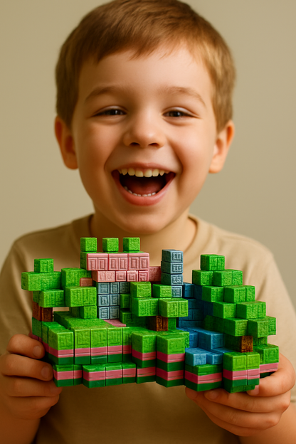 Minecraft Piezas Plegables Magnéticas 🧲 - 100 Pcs