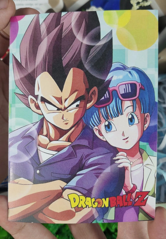 Anillos de PROMESA VEGETA Y BULMA 💍💖 + COLLAR 💞 + RAMO DE FLORES🌸